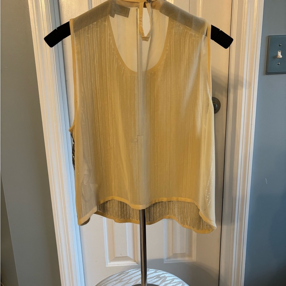 Forever 21 Metallic Sequin Tank Top - Picture 2 of 3